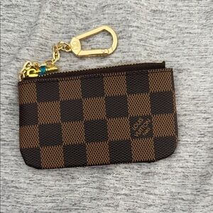 Checkered Key Pouch - Fashion Only